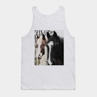 Pair of Friendly Horses Tank Top